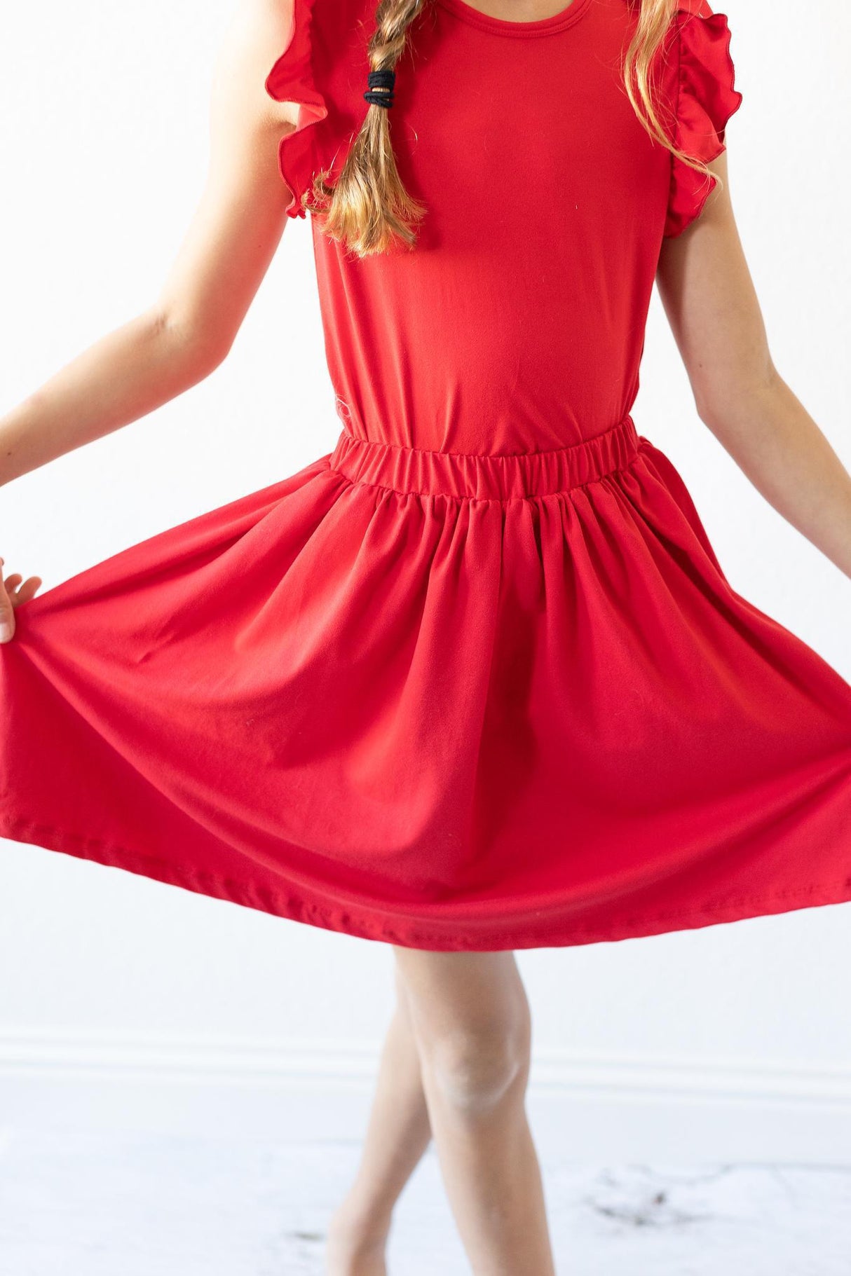 SALE Red Twirl Skirt