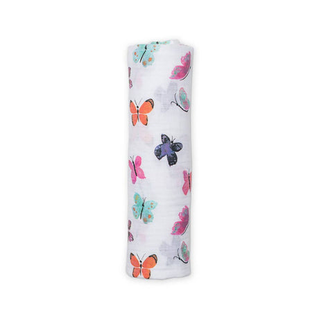 Classic Muslin Swaddle - Butterflies - HoneyBug 