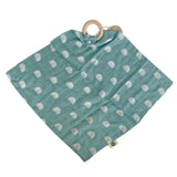 Muslin Security Blanket - Ocean Shell - HoneyBug 