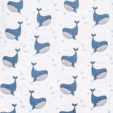 Ruched Bubble - Fin Whale on White  100% Pima Cotton by Feather Baby - HoneyBug 