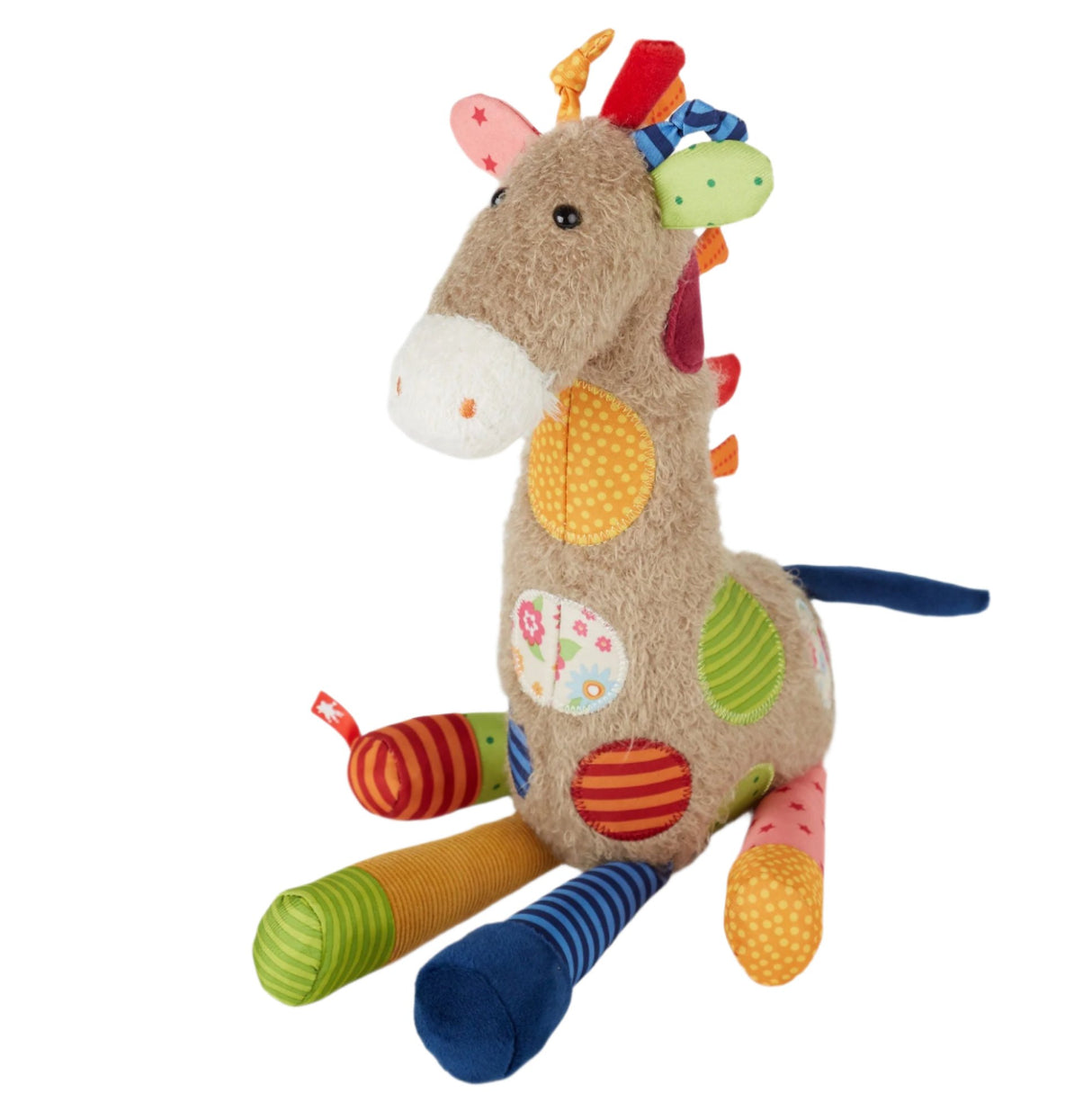 Patchwork Giraffe Plush Toy