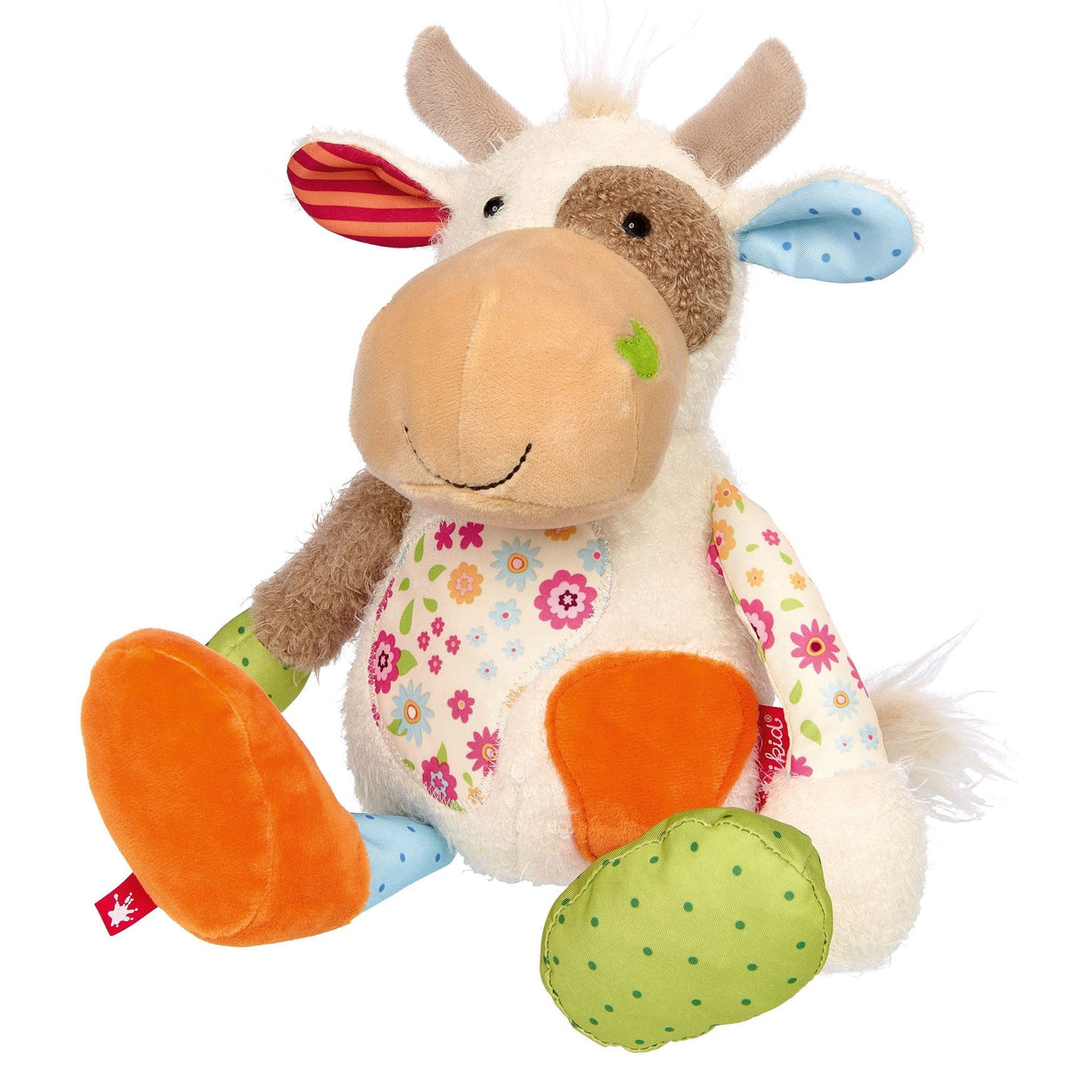 Patchwork Cow Plush Toy