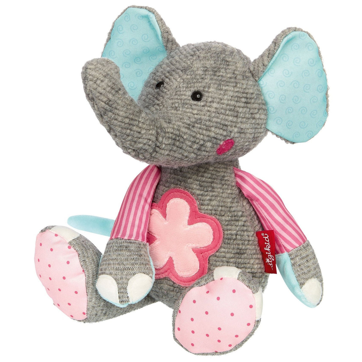 Patchwork Flower Elephant Plush Toy