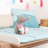 Patchwork Flower Elephant Plush Toy