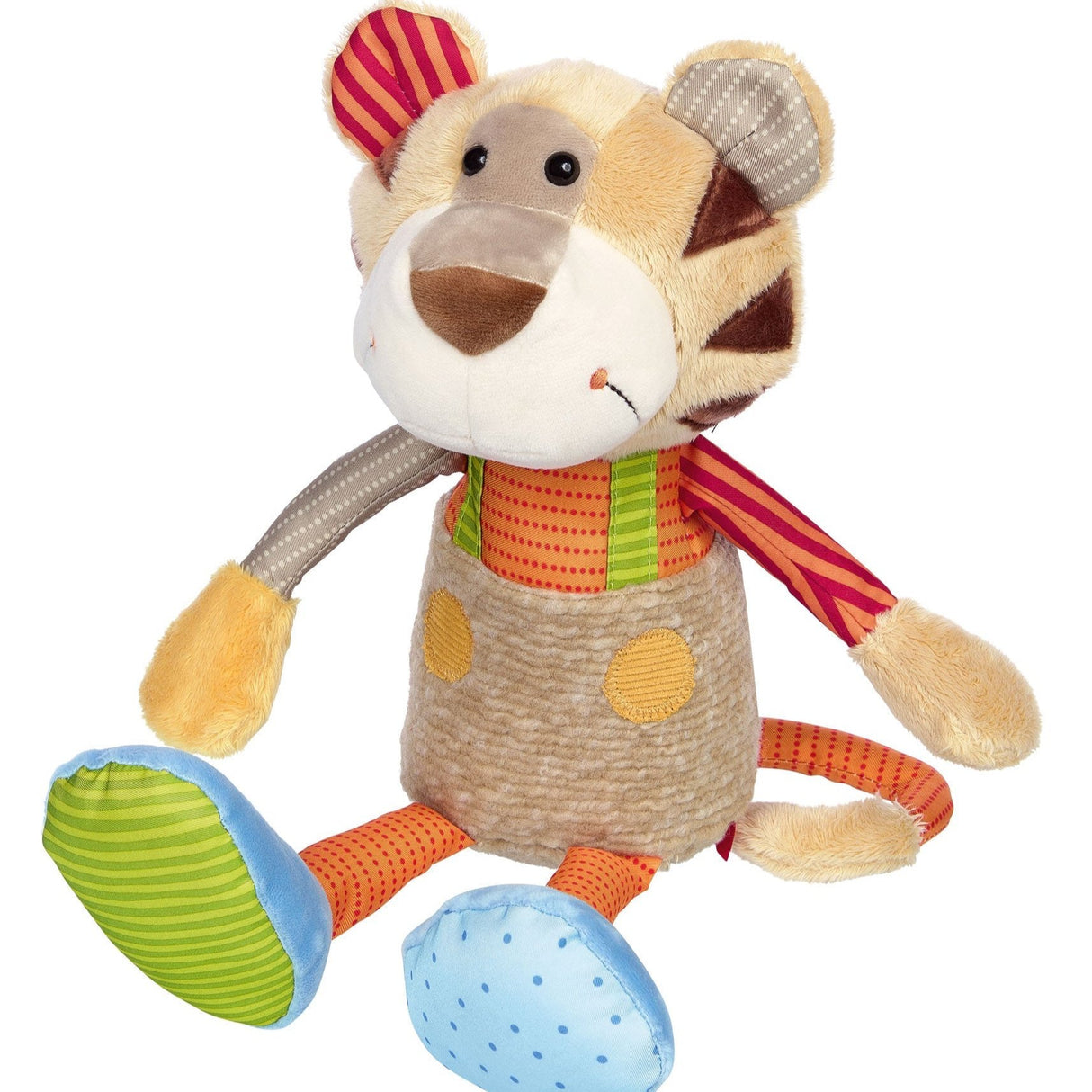 Patchwork Tiger Plush Toy