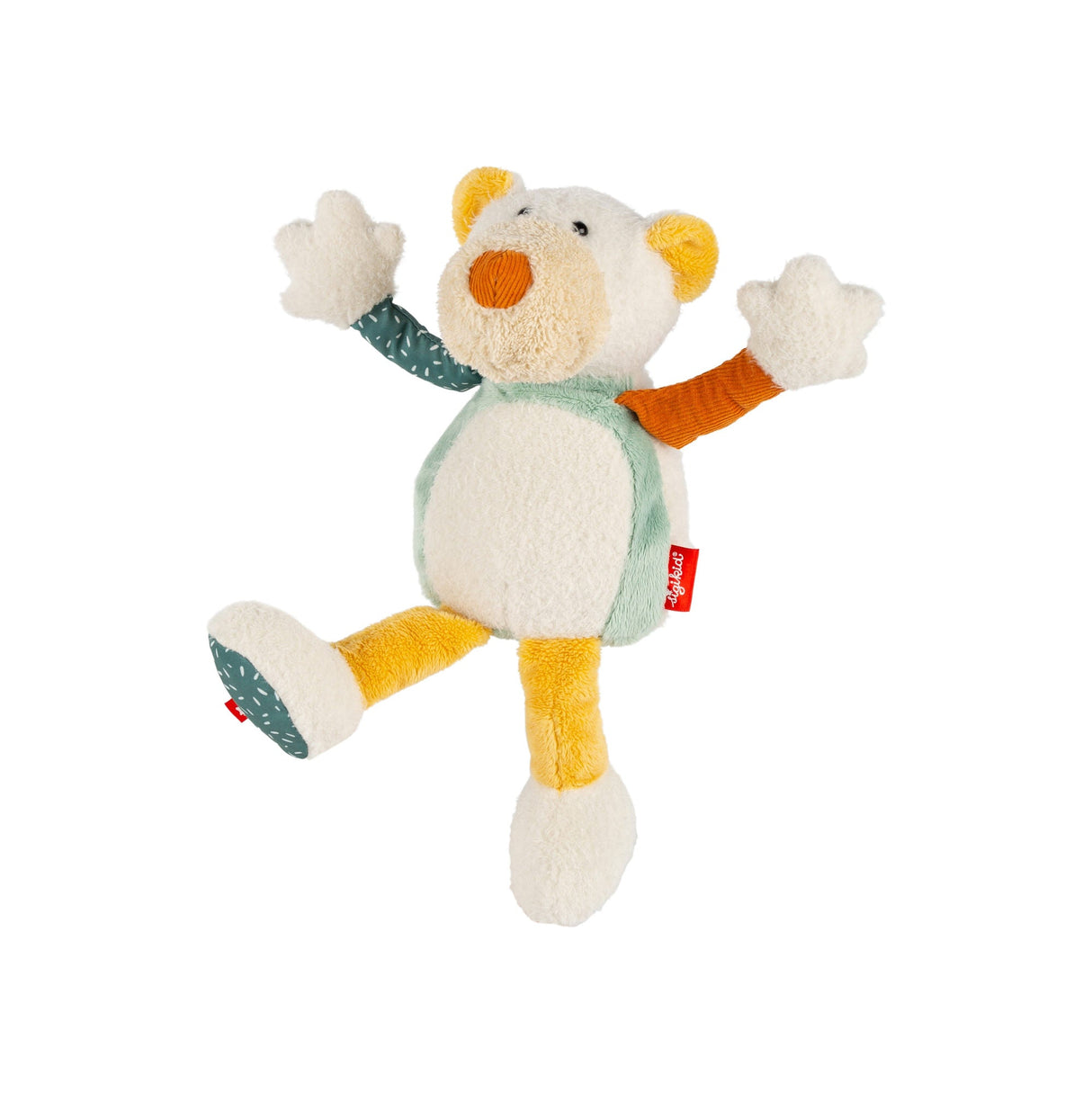 Patchwork Polar Bear Plush Toy