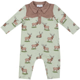 L/S CowBoy Romper - Elk