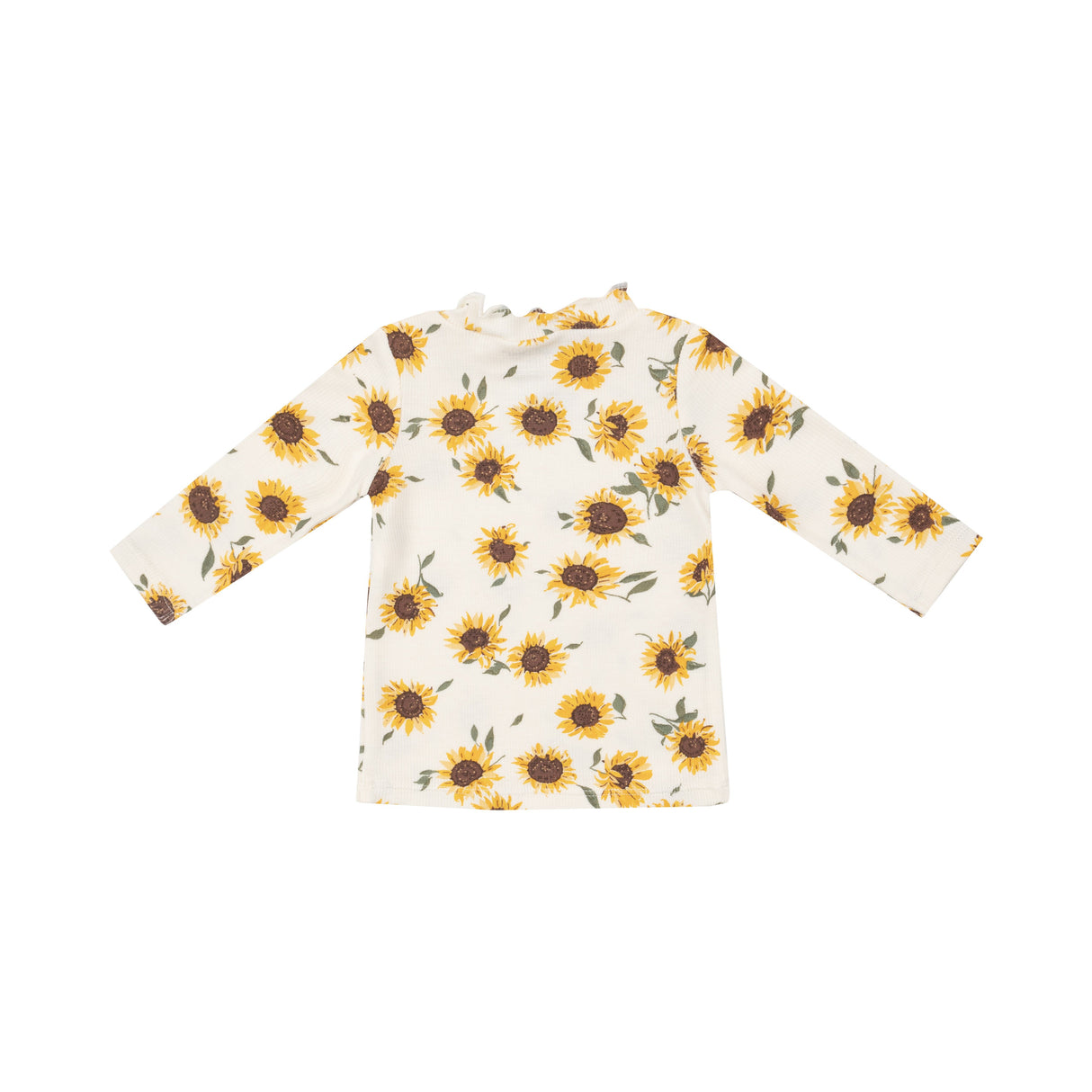 L/S Mock Turtle Neck - Baby Sunflowers