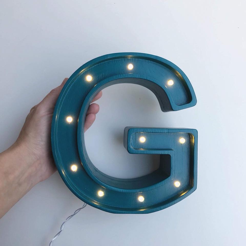 Little Lights Mini Letter Lamps A - Z by Little Lights US - HoneyBug 