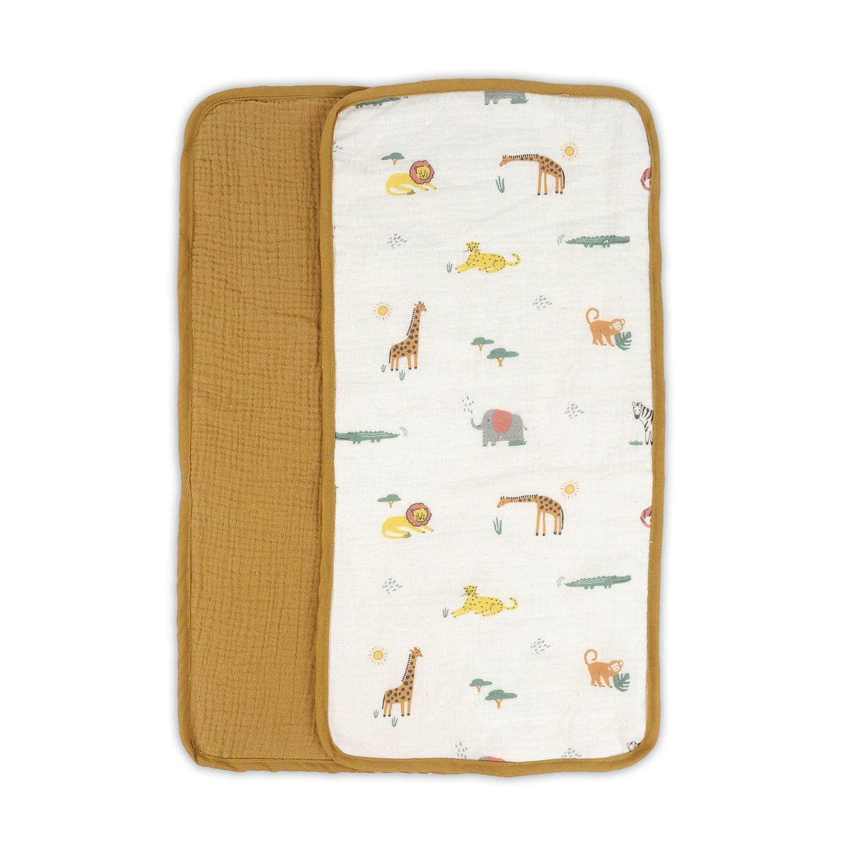 Animaux de Safari 2 Pk Burp Cloth Set