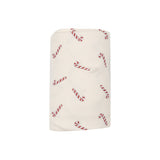 Swaddle Blanket - Candy Canes Rib