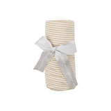 Swaddle Blanket - Beige Stripe