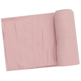 Swaddle Blanket - Solid Silver Pink