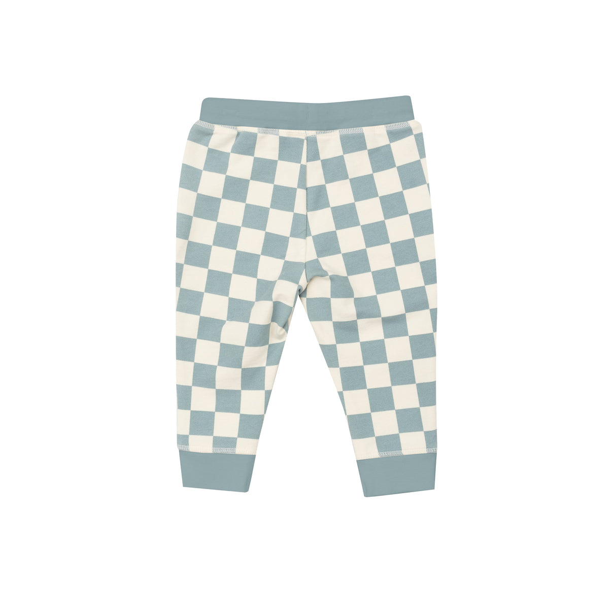 Raglan Sweatshirt And Jogger Set - Checkerboard Gray Mist