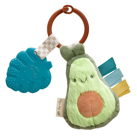 Itzy Pal™ Plush + Teether - Avocado - HoneyBug 