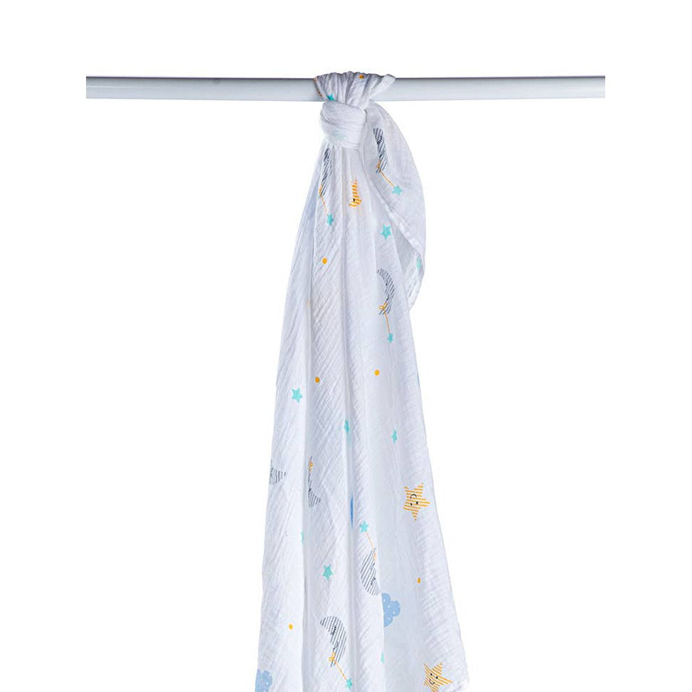 Classic Muslin Swaddle - Dreamland - HoneyBug 