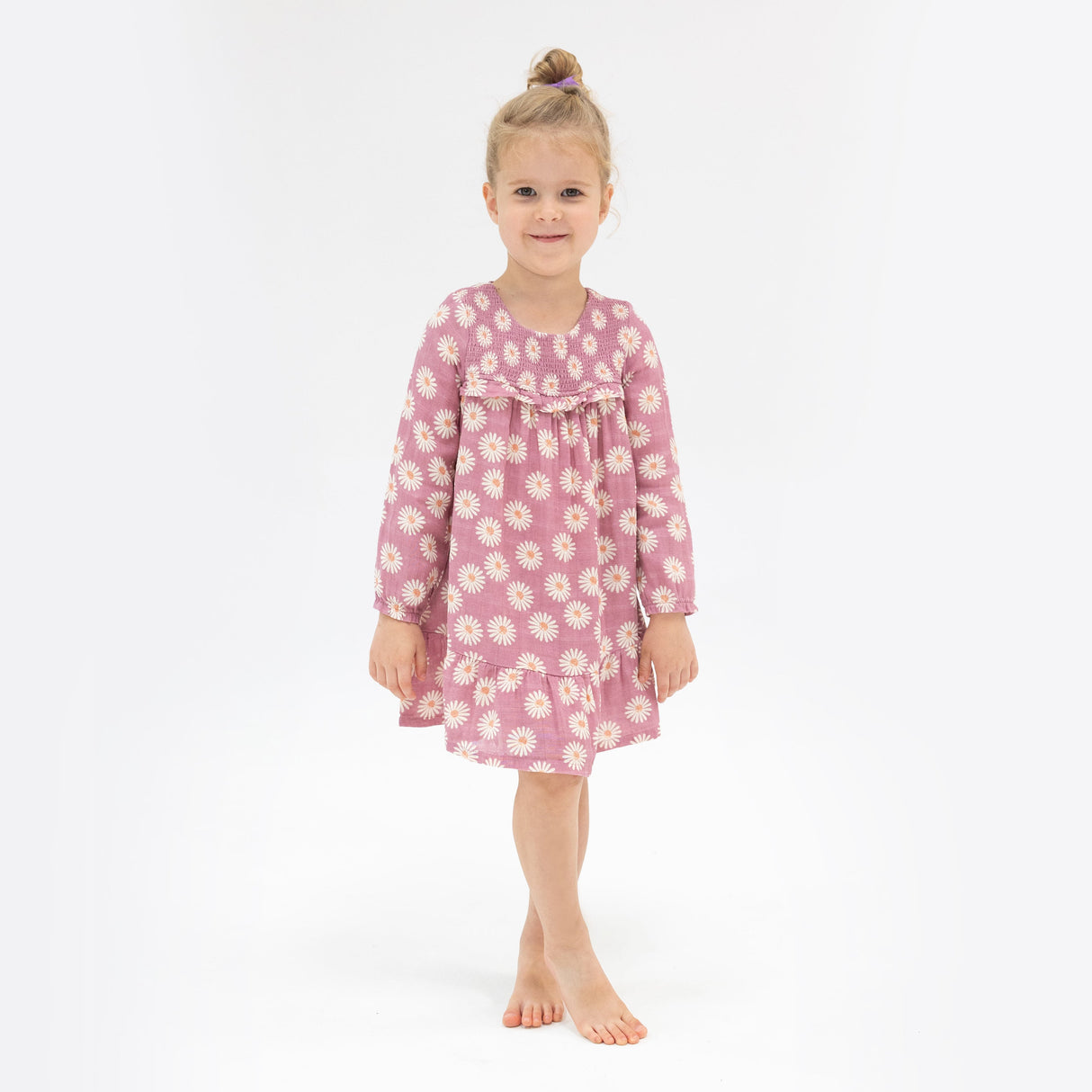 Smocked Ruffle Tiered Dress And Legging - Daisy Dynamo