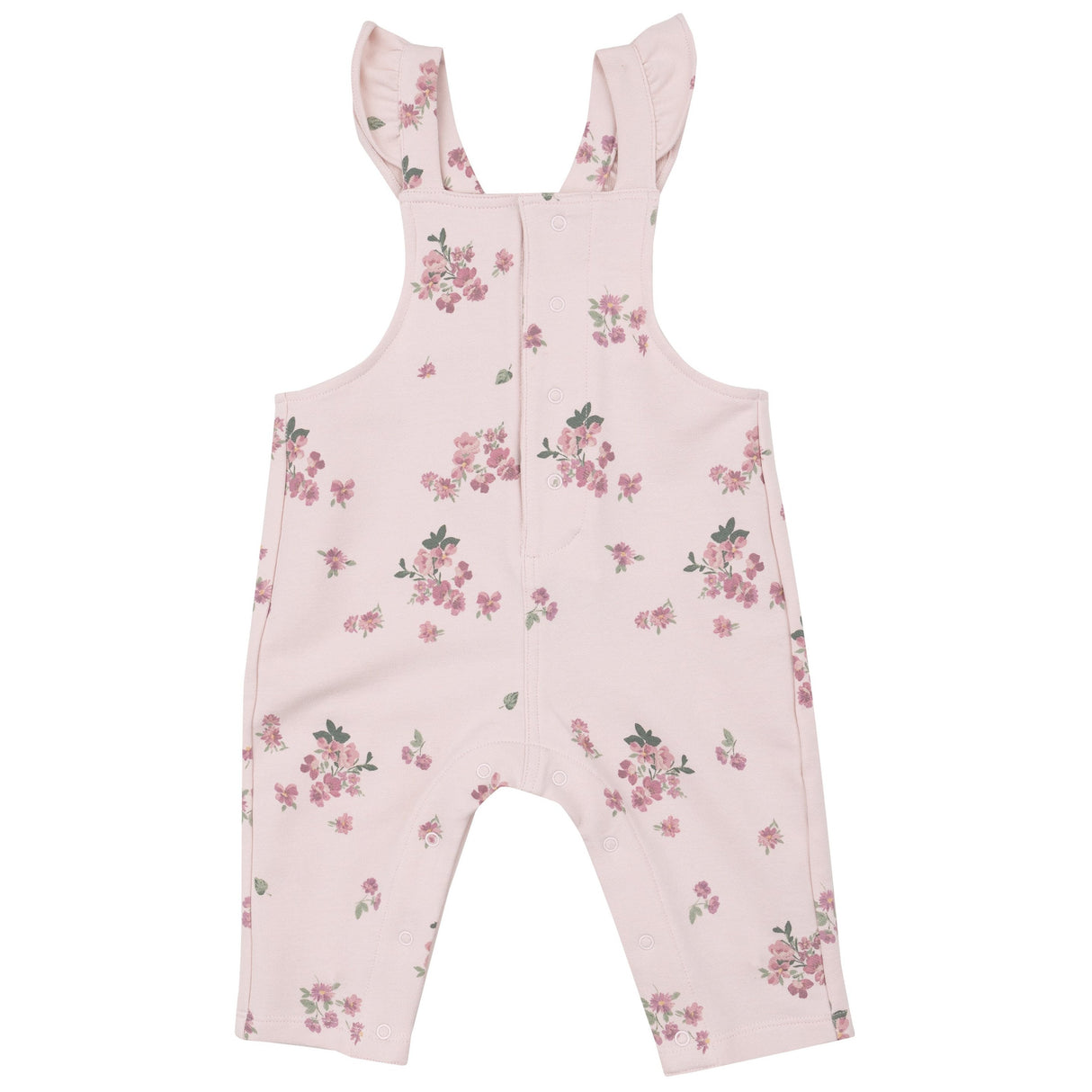 Front Pocket Ruffle Overall - Woodsorrel