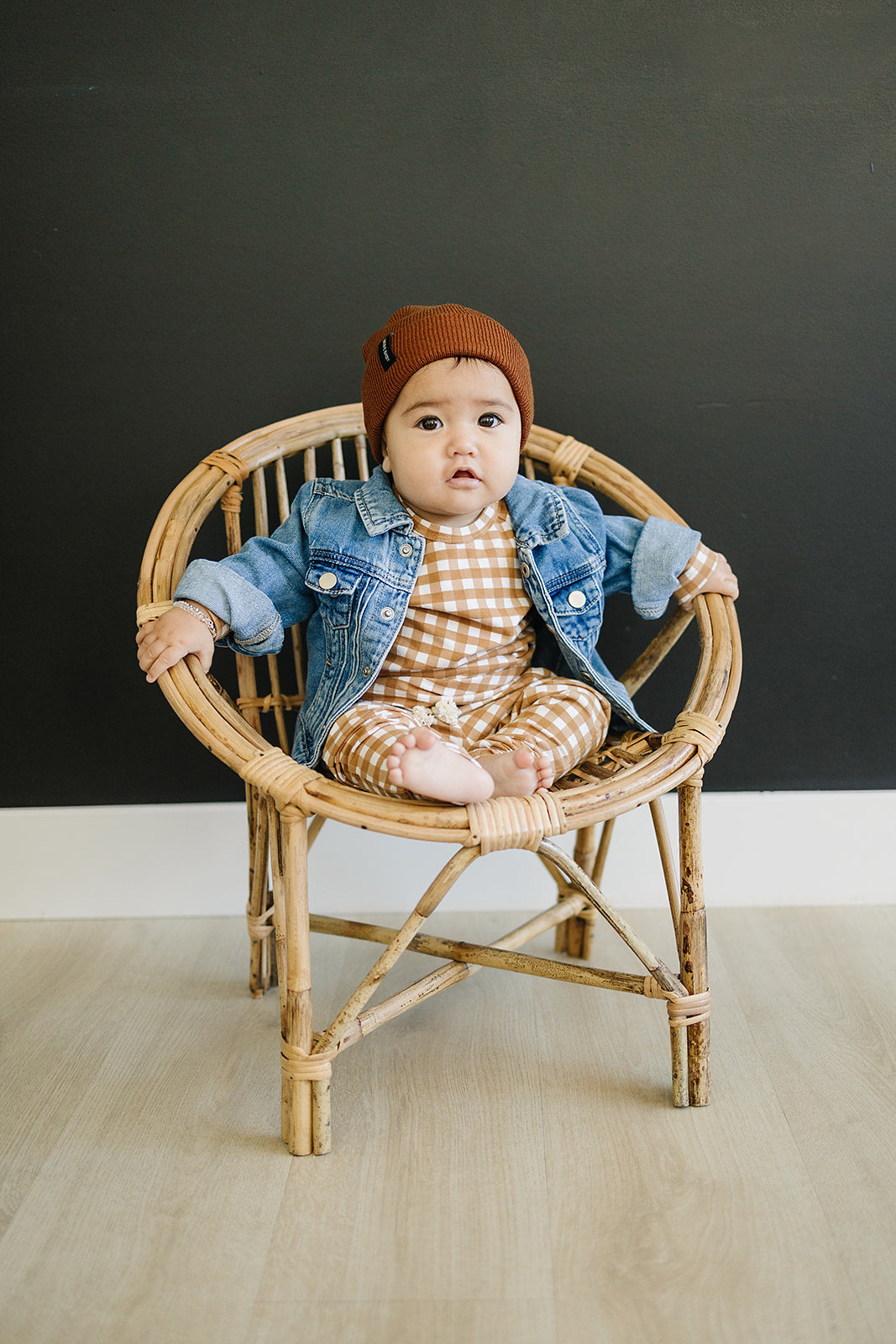 Brown Mebie Baby Beanie