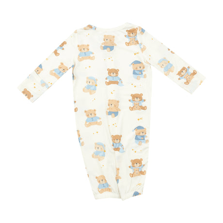 Convertible Gown - Teddy Bears Blue