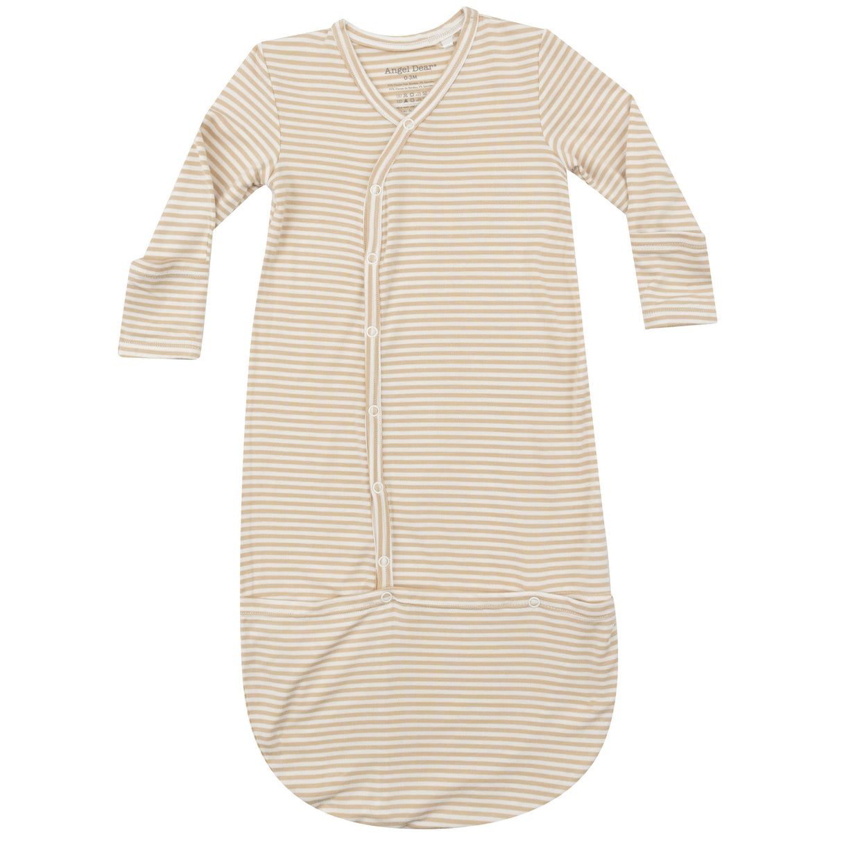 Bundle Gown - Beige Stripe