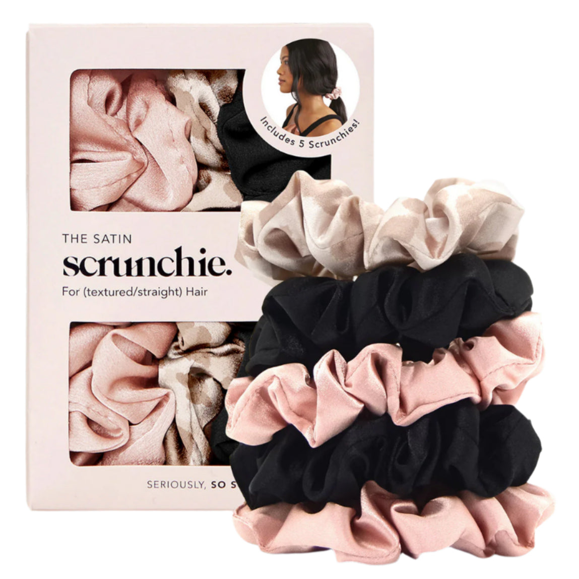 Assorted Satin Sleep Scrunchies