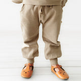 Organic Baby Toddler Jogger Pants - Mocha