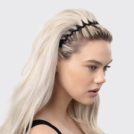 Zig Zag Headband 2pc - Black & Tort - HoneyBug 