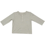 L/S Henley - Desert Sage Stripe