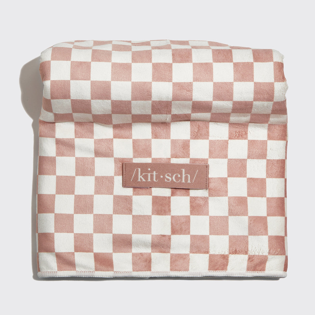 XL Quick-Dry Hair Towel Wrap - Checker - HoneyBug 