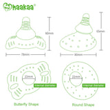 Haakaa Silicone Breastfeeding Nipple Shield, Round Shape 1 pk