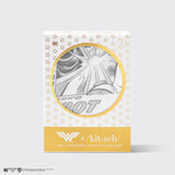 Wonder Woman x Kitsch Satin Pillowcase - Comic Print - HoneyBug 