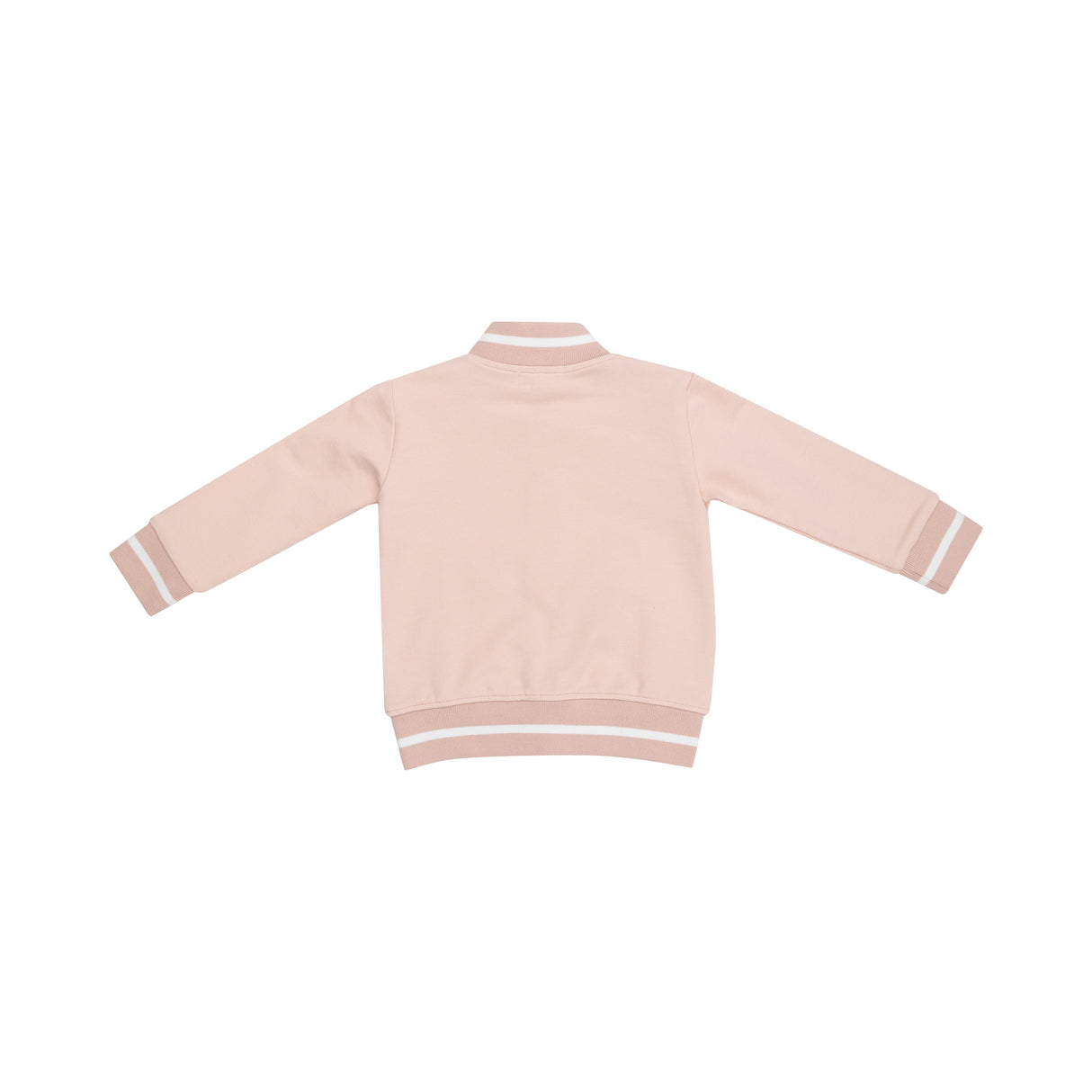 Letterman Jacket - French Terry Solid Pink