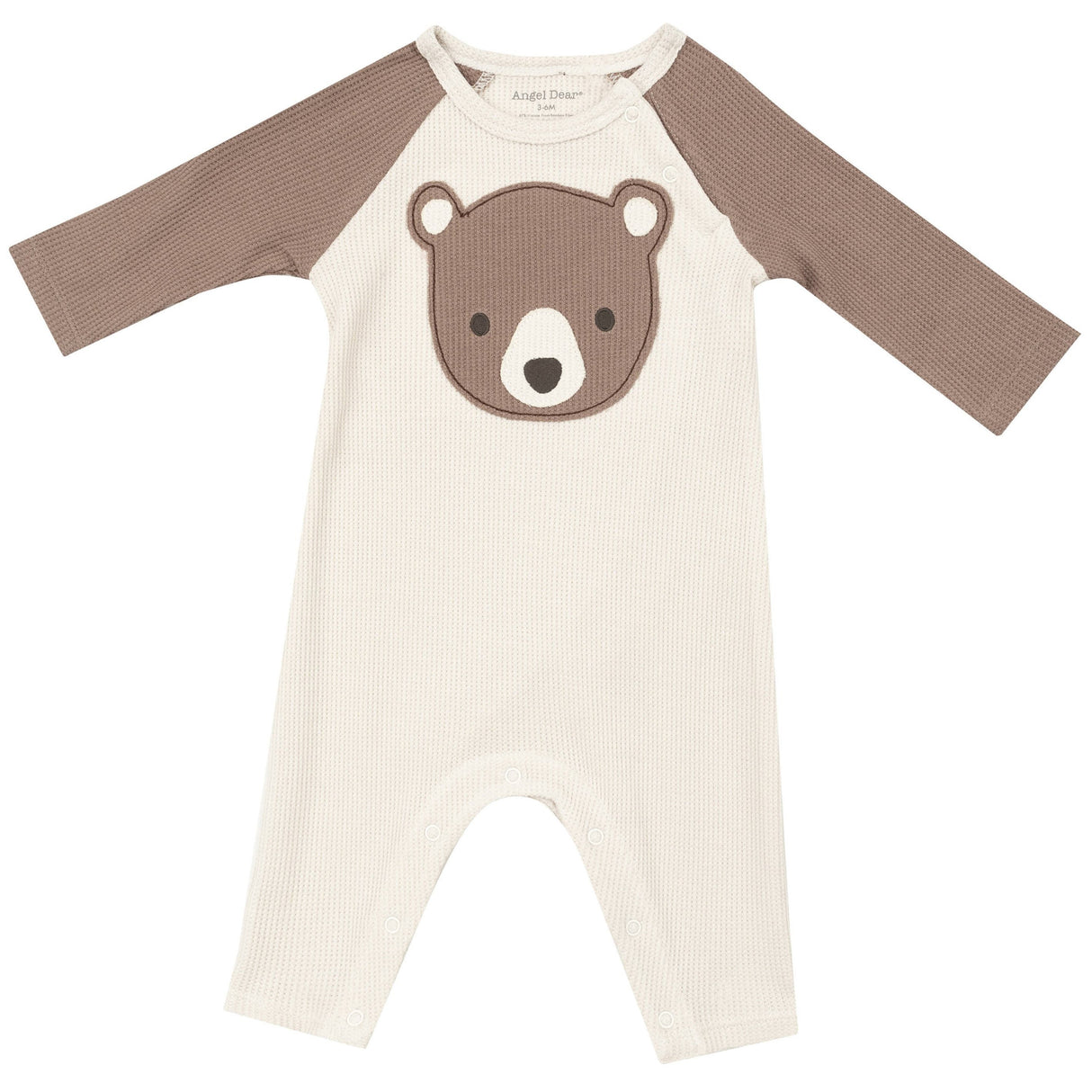 Raglan Romper - Baby Bear Applique