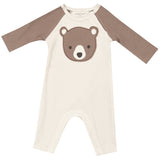 Raglan Romper - Baby Bear Applique