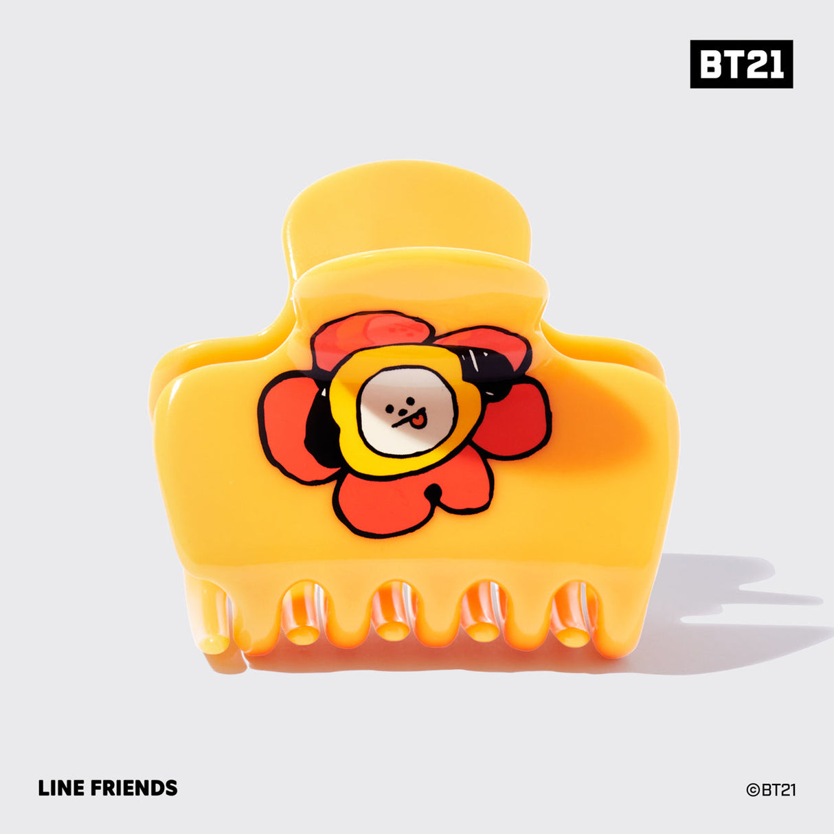 BT21 meets Kitsch Recycled Plastic Puffy Claw Clip 1pc - CHIMMY