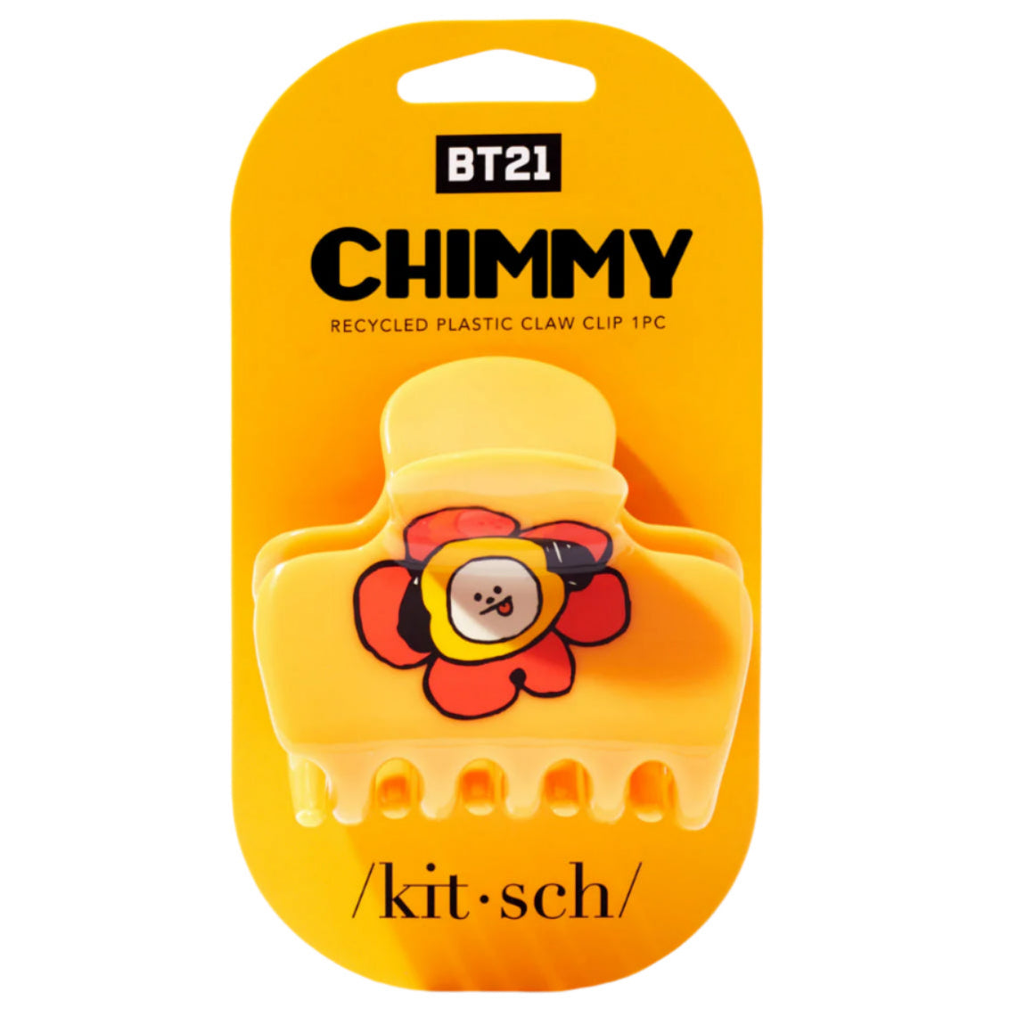 BT21 meets Kitsch Recycled Plastic Puffy Claw Clip 1pc - CHIMMY