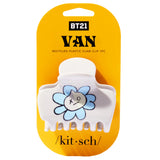 BT21 meets Kitsch Recycled Plastic Puffy Claw Clip 1pc - VAN