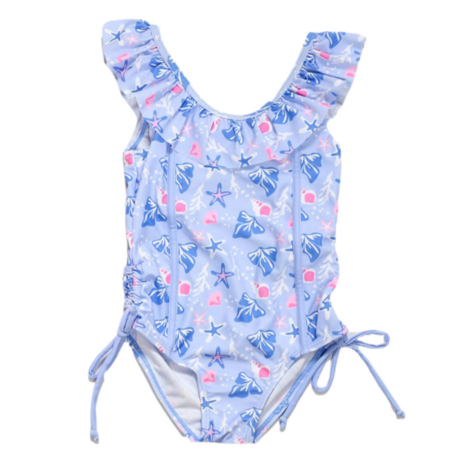 Starfish Azure One Piece Swimsuit - HoneyBug 