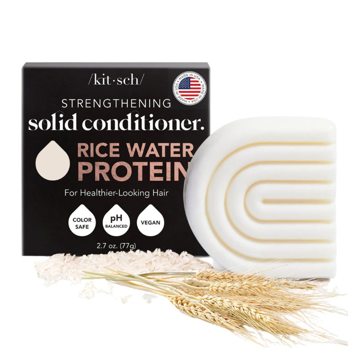 Rice Water Conditioner Bar for Hair Growth - HoneyBug 