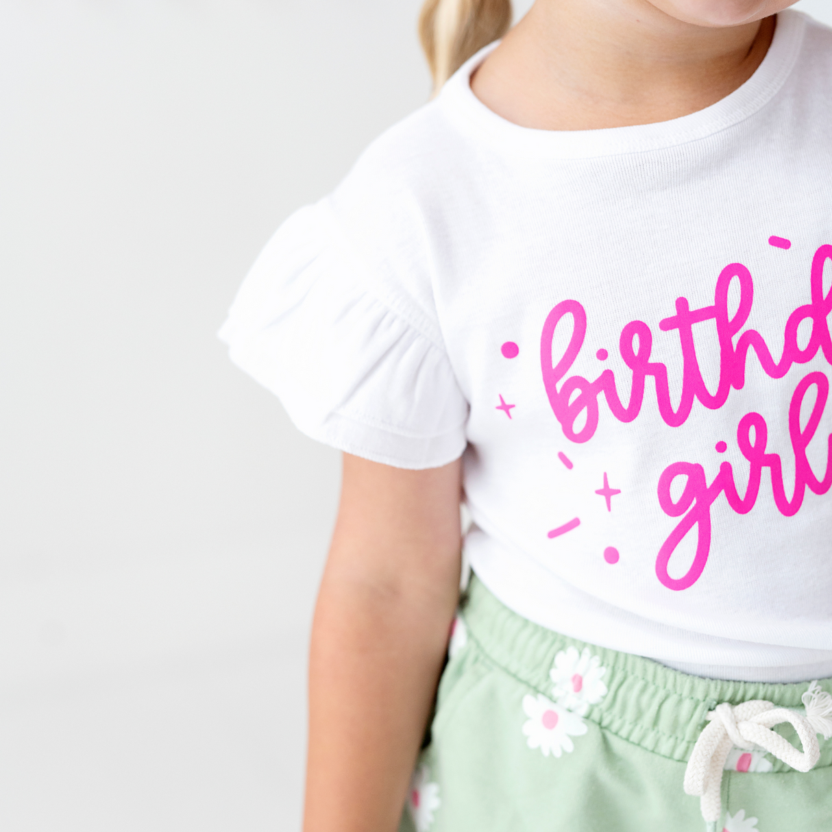 Birthday Girl Ruffled Sleeve - HoneyBug 