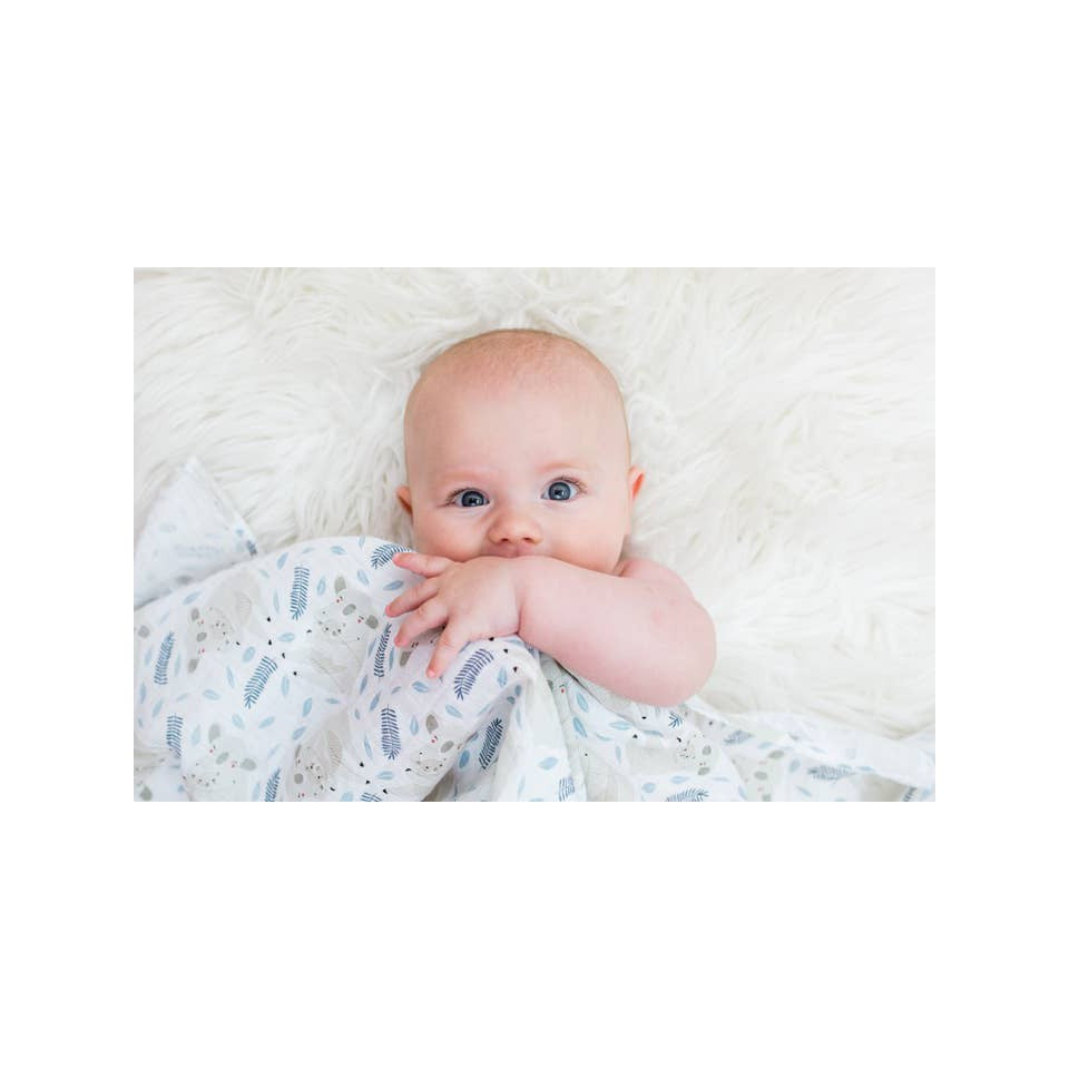 Classic Muslin Swaddle - Koala - HoneyBug 