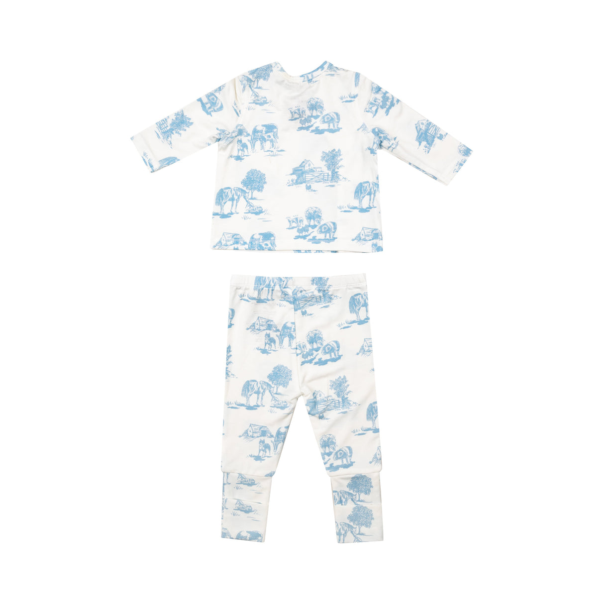 Tmh Set With Roll Over Cuff Pant - Farm Toile