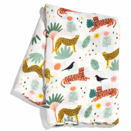 In The Jungle Bamboo Swaddle - HoneyBug 