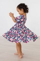 Beauty in Bloom Smocked Ruffle Dress