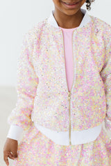 Spring Rainbow Sequin Jacket