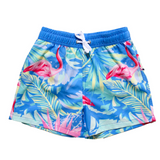 Indigo Flamingo Trunks - HoneyBug 