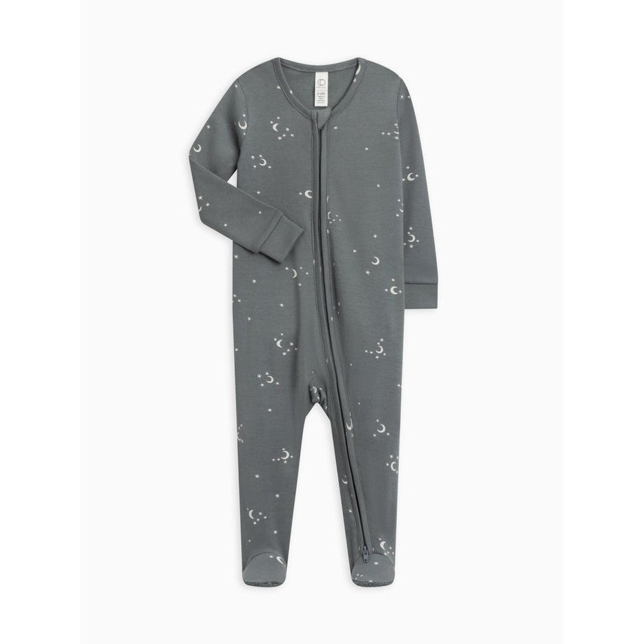 Peyton Zipper Sleeper - Night Sky / Agave - HoneyBug 