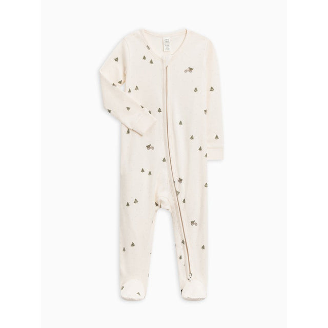 Peyton Zipper Sleeper - Tree Farm - HoneyBug 