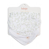 Bandana Bibs 2-pack  - Daisy / Greenery - HoneyBug 